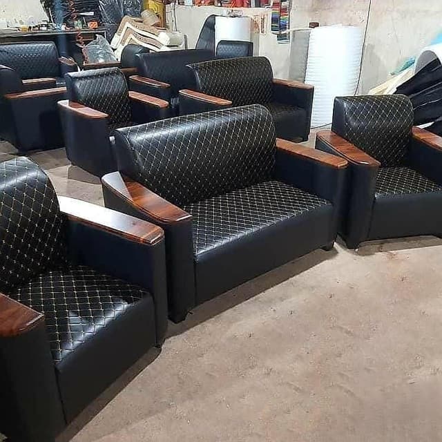 مبل اداری نیم ست کاسپین کف دوبل