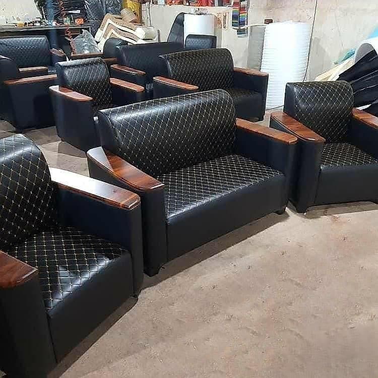 مبل اداری نیم ست کاسپین کف دوبل