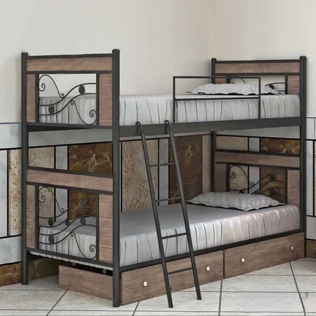 تختخواب فلزی دو طبقه ملودی