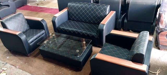 مبل اداری نیم ست کاسپین کف دوبل